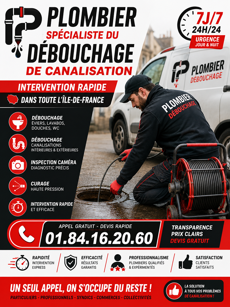 Debouchage Canalisation Vitry sur Seine